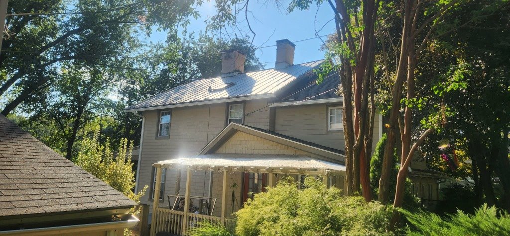 Completed roofing project by Magothy Roofing and Exteriors in Severna Park